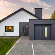 Create a modern look with an Anthracite Grey Swing Secure door
