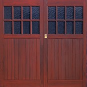 GRP side hinged garage doors