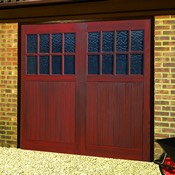 Brampton woodgrain GRP garage door